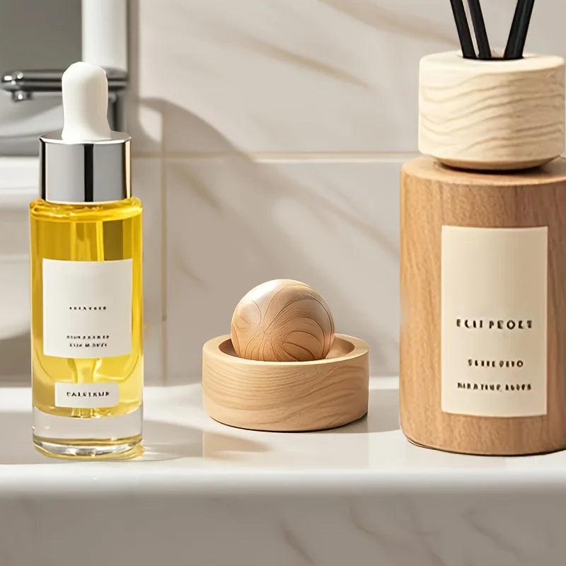 Diffuseur d'Huiles Essentielles en Bois Naturel pour Voiture | Élégance & Bien-être