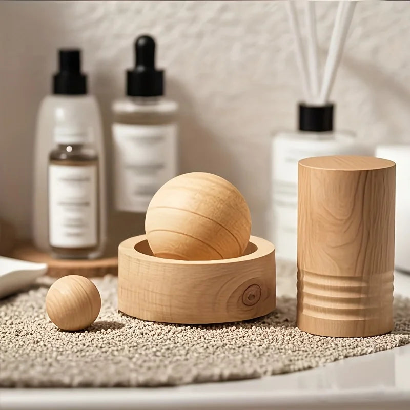 Diffuseur d'Huiles Essentielles en Bois Naturel pour Voiture | Élégance & Bien-être